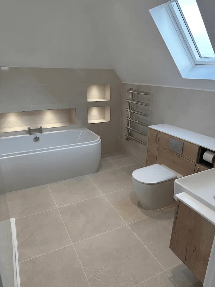 Wet room install in Romsey